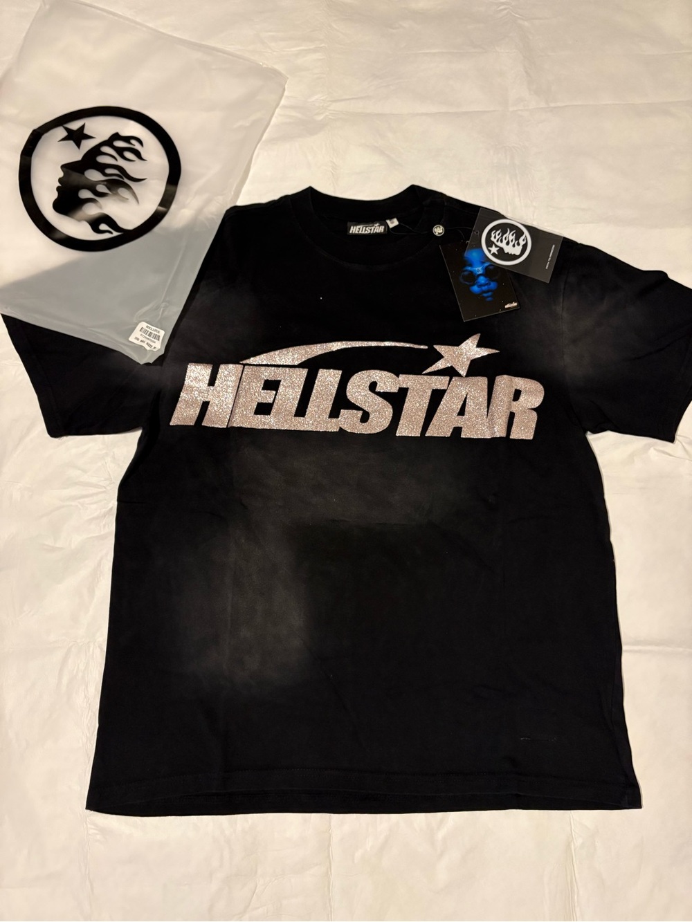 Hellstar Men’s Short Sleeve Black Logo Tee